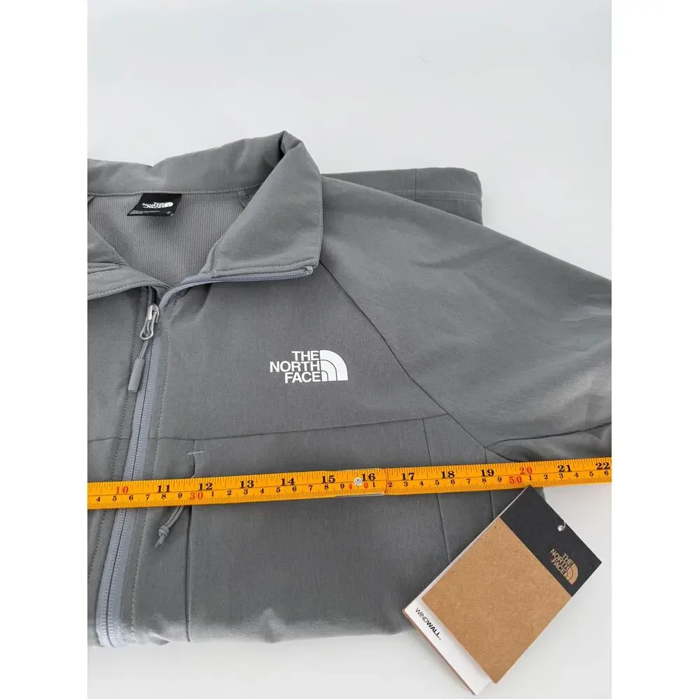 The North Face WindWall Soft Shell Jacket Gray Men’s Medium Full Zip NWT